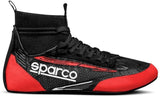 Competition Motorsport Sparco Superleggera Racing Shoes black red side