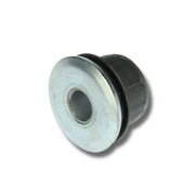 Improve your Porsche 911, 912, or 930 (1965-89) suspension with our Trailing Arm Bushing. Guaranteed fitment with OE dimensions ensures proper alignment and a smooth ride. Restores handling and braking stability. Constructed from high-quality, heat-resistant elastomer and metal for durability. 24-month unlimited mileage warranty. #2 in Diagram, 4 Required per car. Replaces: 901 331 059 00, 90133105900.