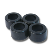 Revitalize your Porsche 911, 912, or 930 (1968-89) with our Rear Spring Plate Bushing Set. Guaranteed fitment ensures restored suspension movement and stability, improving cornering and braking. Modern elastomer construction offers superior durability. OE bushing dimensions and geometry maintain correct wheel alignment and control. Heat and ozone-resistant material for a smooth ride. Includes 24-month unlimited mileage warranty. Replaces: 911 333 009 00BHD.