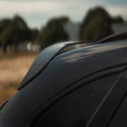 Rennline Carbon Fiber Hatch Spoiler for Macan: Hand-laid carbon fiber with UV gloss finish, OEM+ fit, easy install.  Shop now at PMB Performance.