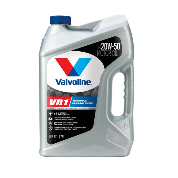 Valvoline VR1 High Zinc Synthetic 20W-50 Oil (5-Quart) | PMB – PMB