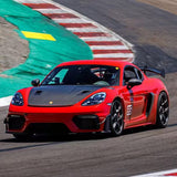 SilverRocket Dry Carbon Clubsport Dive Plane and Lower Side Spoiler Pack for Porsche 718 GT4 RS
