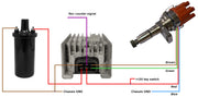 123 Bluetooth Programmable Distributor for Porsche 911, 930 and 3.3 SC for Hkz 6-Pin Boxes Only