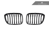 AutoTecknic Gloss Black Front Grille Set - G01 X3 | G02 X4 Pre-LCI