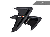 AutoTecknic Dry Carbon Gloss Black Fender Trim Set - F97 X3M | F98 X4M