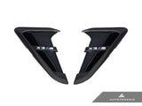 AutoTecknic Dry Carbon Gloss Black Fender Trim Set - F97 X3M | F98 X4M