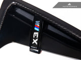 AutoTecknic Dry Carbon Gloss Black Fender Trim Set - F97 X3M | F98 X4M