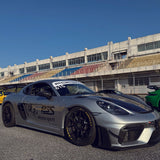 SilverRocket Dry Carbon Clubsport Dive Plane and Lower Side Spoiler Pack for Porsche 718 GT4 RS