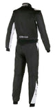 Competition Motorsport Alpinestars Atom Driver FIA Racing Suit black white