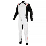 Competition Motorsport Alpinestars KMX-5 V3 Kart Racing Suit FIA 8877-2022 black white red