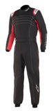 Competition Motorsport Alpinestars KMX-9 V3 Kart Racing Suit black red front