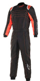 Competition Motorsport Alpinestars KMX-9 V3 Kart Racing Suit black white red front