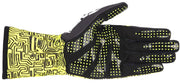 Competition Motorsport Alpinestars Tech-1 K Race V2 Vertical Karting Gloves black yellow