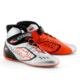Competition Motorsport Alpinestars Tech-1 KX V3 Karting Shoes black white orange front
