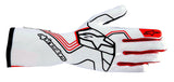 Competition Motorsport Alpinestars Tech-1 Race V4 Nomex Gloves white red