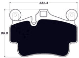 Porterfield R4-S Front Brake Pads for Porsche 987 Boxster S