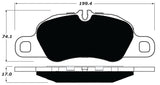 Porterfield Front/Rear Brake Pad Set for Porsche 718 Cayman (2018)