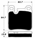 Porterfield Front/Rear Brake Pad Set for Porsche 964 Carrera 2 (1991)