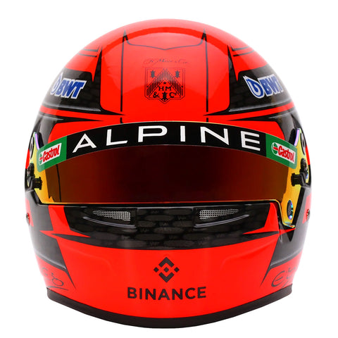 bell 2 in 1 helmet Bell HP77 Esteban Ocon 1:2 Scale F1 Mini Helmet
