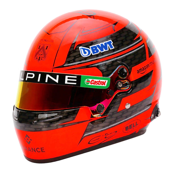 Bell HP77 Esteban Ocon 1:2 Scale F1 Mini Helmet