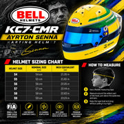 Bell KC7-CMR Ayrton Senna Karting Helmet, Snell-FIA CMR-2016