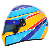 Competition Motorsport Bell KC7-CMR Fernando Alonso Karting Helmet Snell-fia CMR-2016 side helmet