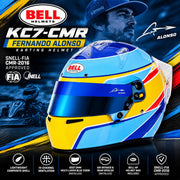 Competition Motorsport Bell KC7-CMR Fernando Alonso Karting Helmet Snell-fia CMR-2016