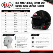 Bell MAG-10 Rally ULTRA WW Carbon Fiber SA2025 Helmet