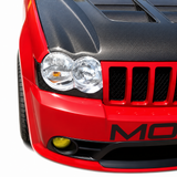 2005-2007 Jeep Grand Cherokee Carbon Fiber Headlight Covers