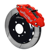 Wilwood red front Superlite 6R brake assembly for Volkswagen/Audi, 12.88-inch slotted rotor and caliper view