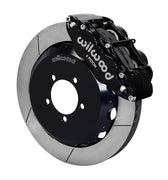 Wilwood black front Superlite 6R brake assembly for FR-S/BRZ/86/GR86, 12.88-inch slotted rotor and caliper view