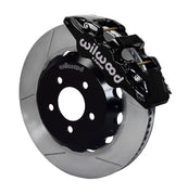 Wilwood black front AERO6 brake assembly for G8, 14.25-inch slotted rotor and caliper view