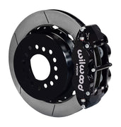 Wilwood black rear Superlite 4R brake assembly for Chevrolet/Oldsmobile/Pontiac/Buick, 12.88-inch slotted rotor and caliper view