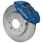 Wilwood blue front DPHA brake assembly for Integra/Civic/Fit, 10.32-inch plain-face rotor and caliper view