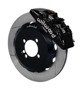 Wilwood black front Dynapro 6 brake assembly for Cooper, 12.88-inch slotted rotor and caliper view