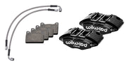 New from Wilwood Engineering! If you're looking for a cost effective true bolt on big brake kit for your Porsche 911, Wilwood Brakes has you covered. This aluminum 4 piston system is perfect for road or track use and incudes brake pads, brake hoses, and brake calipers, using stock rotors. Upgrade your Porsche today!