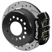 Wilwood G-Body rear 11.00-inch brake assembly, black Dynapro Low-Profile caliper and srp drilled & slotted rotor