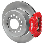 Wilwood G-Body rear 12.19-inch brake assembly, red Dynalite caliper and plain face rotor