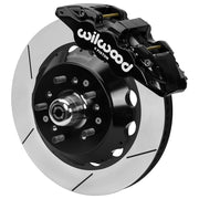 Wilwood No Limit ZG front 14.00-inch brake assembly, black AERO6 caliper and gt slotted rotor