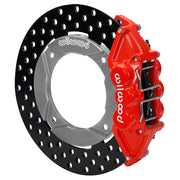 Wilwood Polaris RZR Pro XP rear 11.25-inch brake assembly, red UTV6 caliper and drilled rotor
