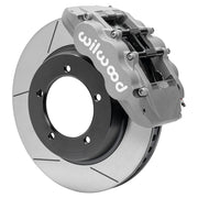 Wilwood Toyota LC70 front 13.28-inch brake assembly, hard-anodized AV6R caliper and gt slotted rotor