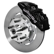 Wilwood Chrysler/Dodge/Plymouth front 12.19-inch brake assembly, black Dynapro 6A caliper and plain face rotor