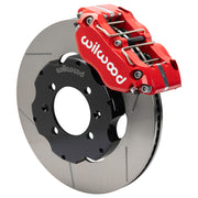 Wilwood MX-5/124 Spider front 11.00-inch brake assembly, warm red Narrow Dynapro caliper and gt slotted rotor