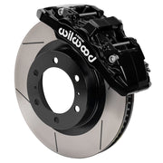 Wilwood Tacoma/4Runner/FJ Cruiser/GX470/GX460 front 13.31-inch brake assembly, black AERO6-DM caliper and gt slotted rotor