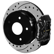 Wilwood Chevrolet/GMC C1500 rear 12.19-inch brake assembly, black Dynalite caliper and srp drilled & slotted rotor