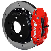 Wilwood Chevrolet/GMC C1500 rear 12.88-inch brake assembly, red Superlite 4R caliper and gt slotted rotor