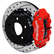 Wilwood Chevrolet/GMC C1500 rear 14.00-inch brake assembly, red Superlite 4R caliper and srp drilled & slotted rotor