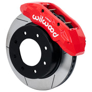 Wilwood Silverado HD/Sierra HD/Suburban 3500 HD front 15.00-inch brake assembly, red TX6-DM caliper and gt slotted rotor