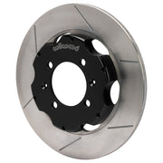 Wilwood Mazda Miata Sport rear 10.85-inch gt slotted rotor kit, assembled two-piece rotor and black hat