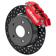 Wilwood front NDPR assembly for Polaris RZR Pro R/Turbo R, red caliper and 11.25-inch drilled rotor